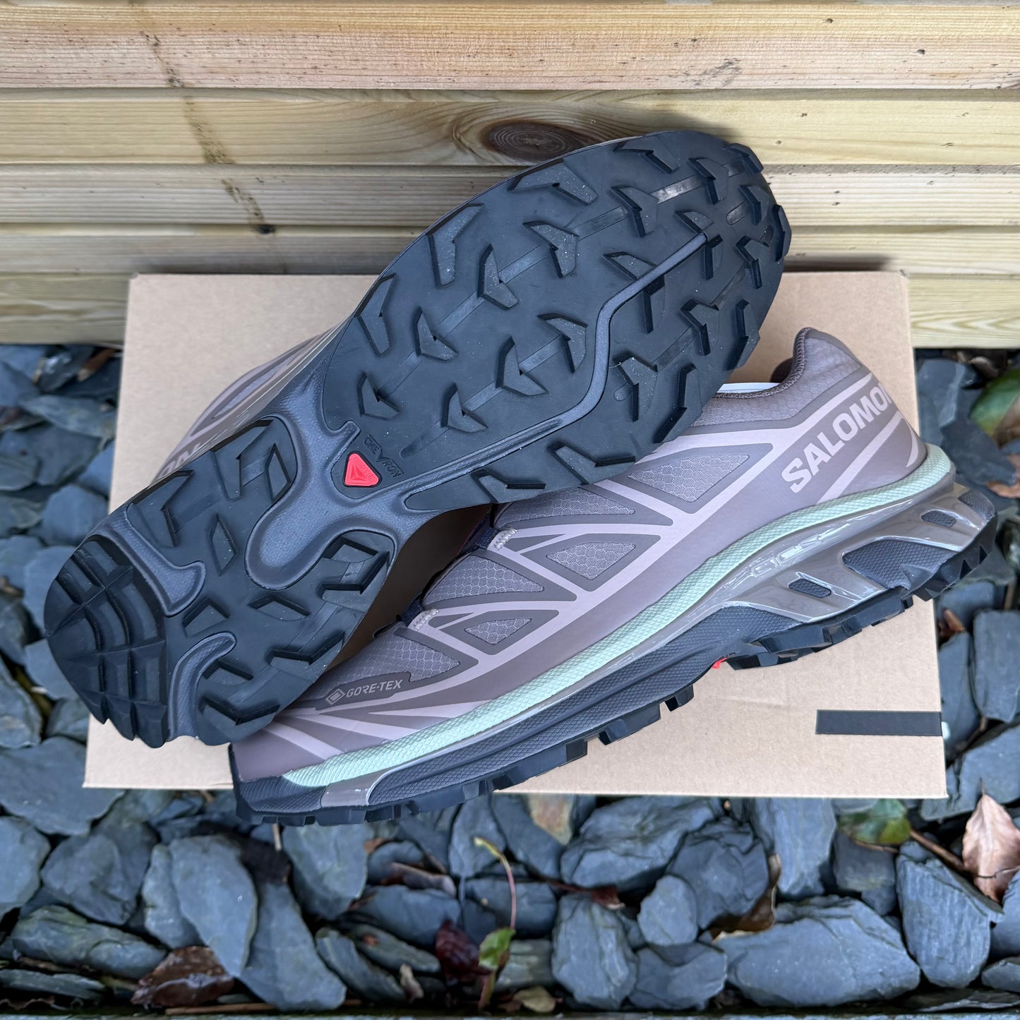 Salomon XT-6 Gore-Tex - Iron / Etherea / Seagrass - UK9.5 - Brand New