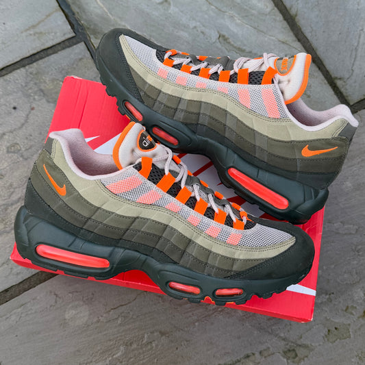 Nike Air Max 95 OG - Neutral Olive  / Total Orange - UK10