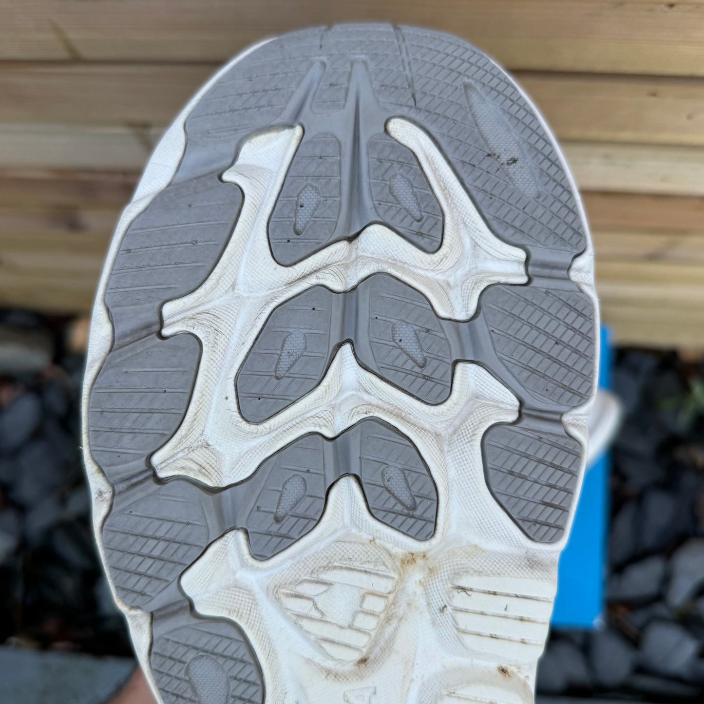 Hoka Clifton 10 - Grey / White - UK11.5