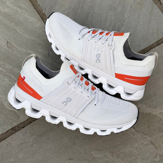 On Running CloudSwift 3.0 - Glacier White / Flame Orange - UK8.5