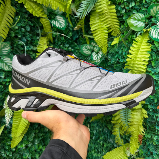 Salomon XT-6 - Alloy / Black / Dark Citron - UK11.5 - Brand New