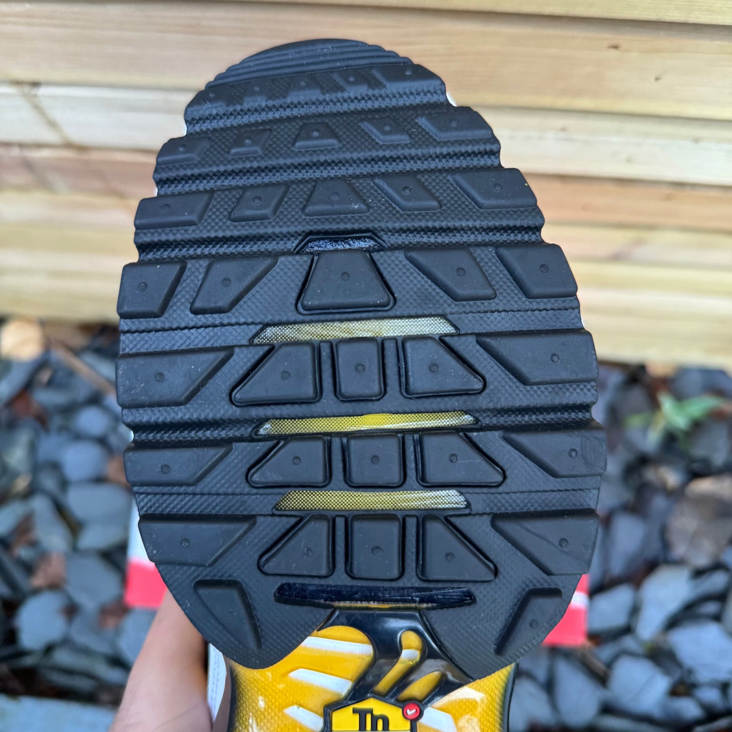 Nike Air Max Plus TN - White /Varsity Maize - UK8 - Brand New