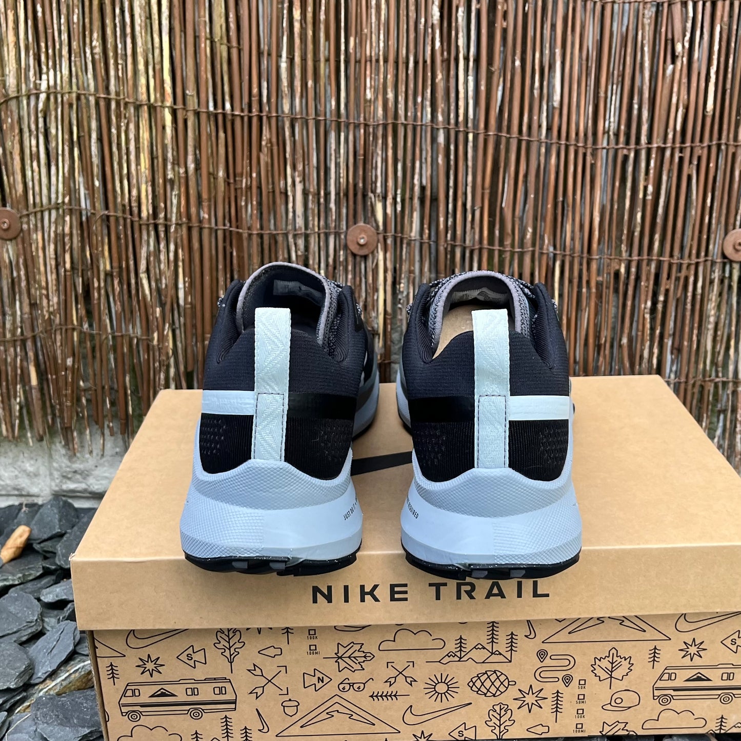 Nike React Pegasus Trail 4 Black / Dark Grey UK12