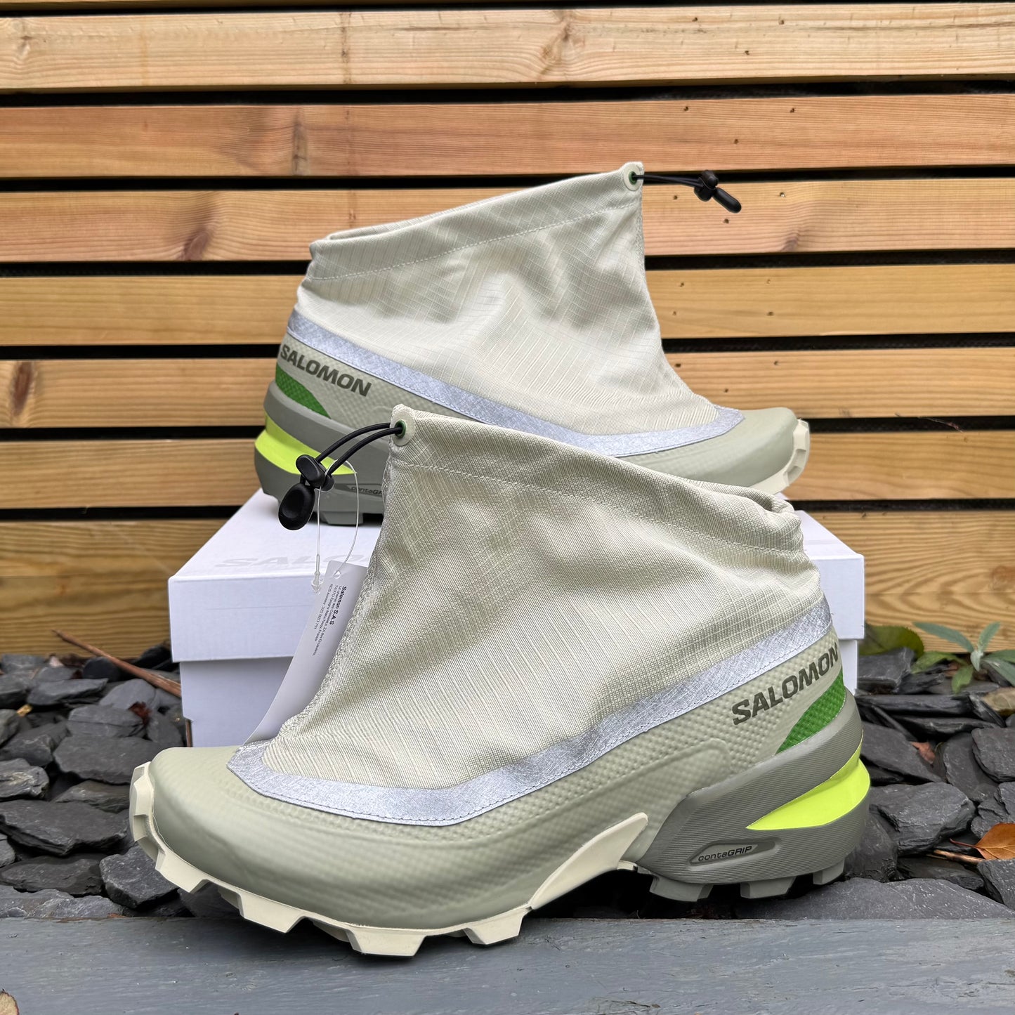 MM6 Maison Margiela x Salomon Cross Low - Alfalfa / Tea / Sharp Green - Multiple Sizes - Brand New