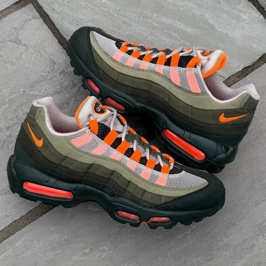 Nike Air Max 95 OG - Neutral Olive  / Total Orange - UK8.5