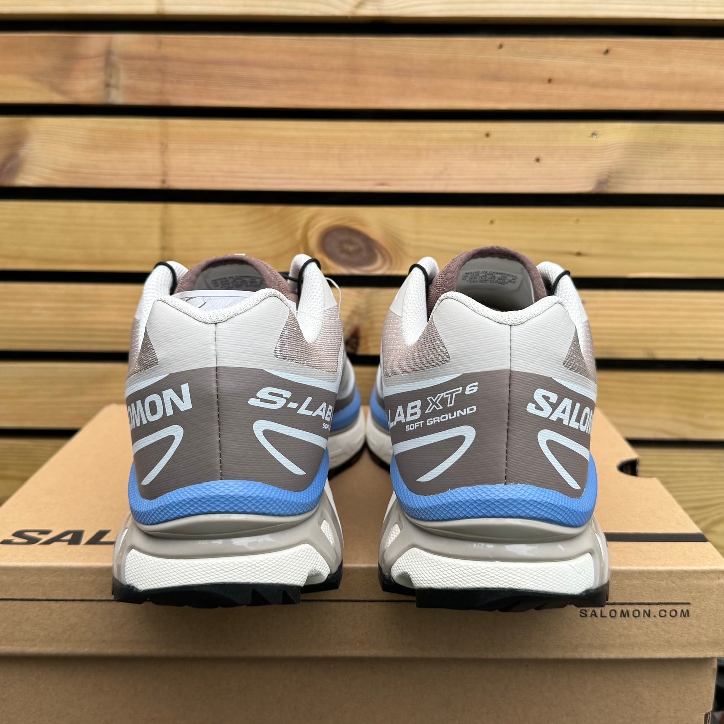 Salomon XT-6 - Sliver Cloud / Iron / Ultramarine - UK10 - Brand New