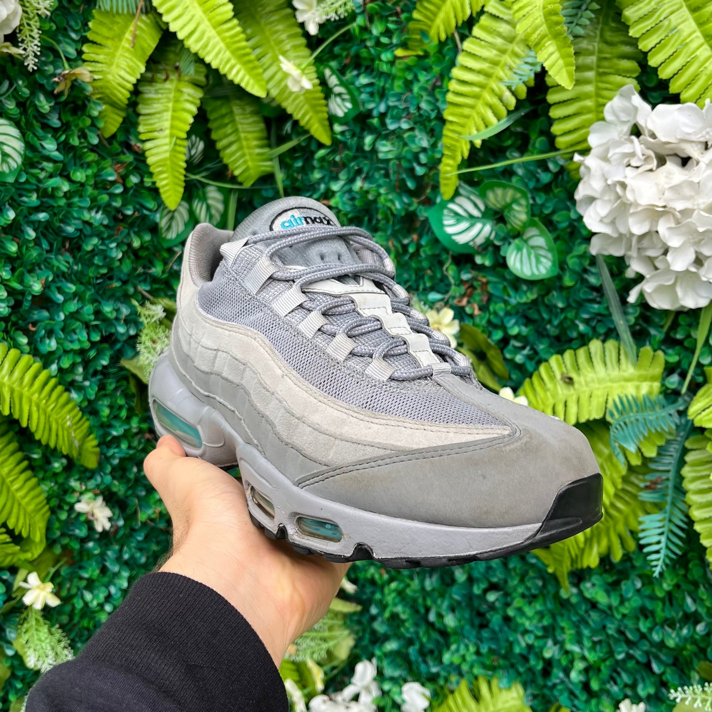 Nike Air Max 95 Retro Logo Grey / Aqua UK8.5