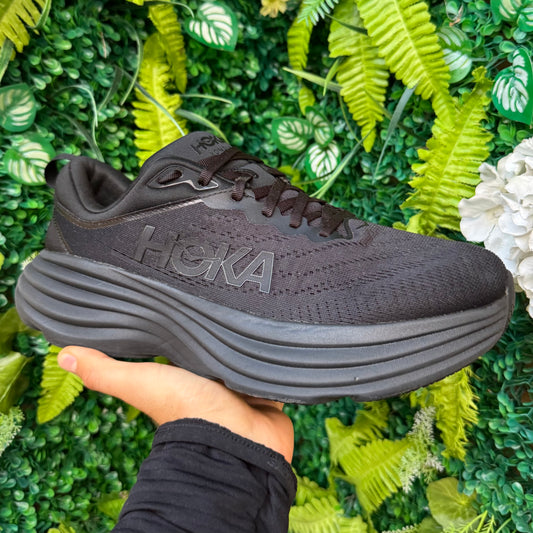 Hoka Bondi 8 - Triple Black - UK10.5