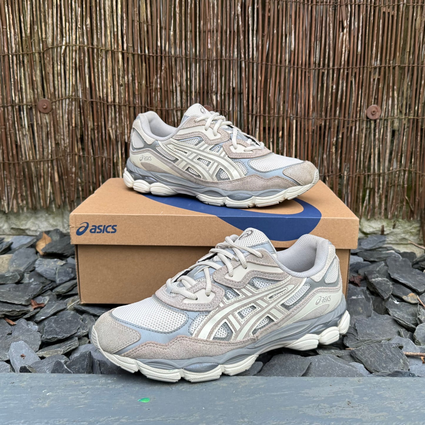 Asics Gel-NYC - Cream / Oyster Grey - UK9
