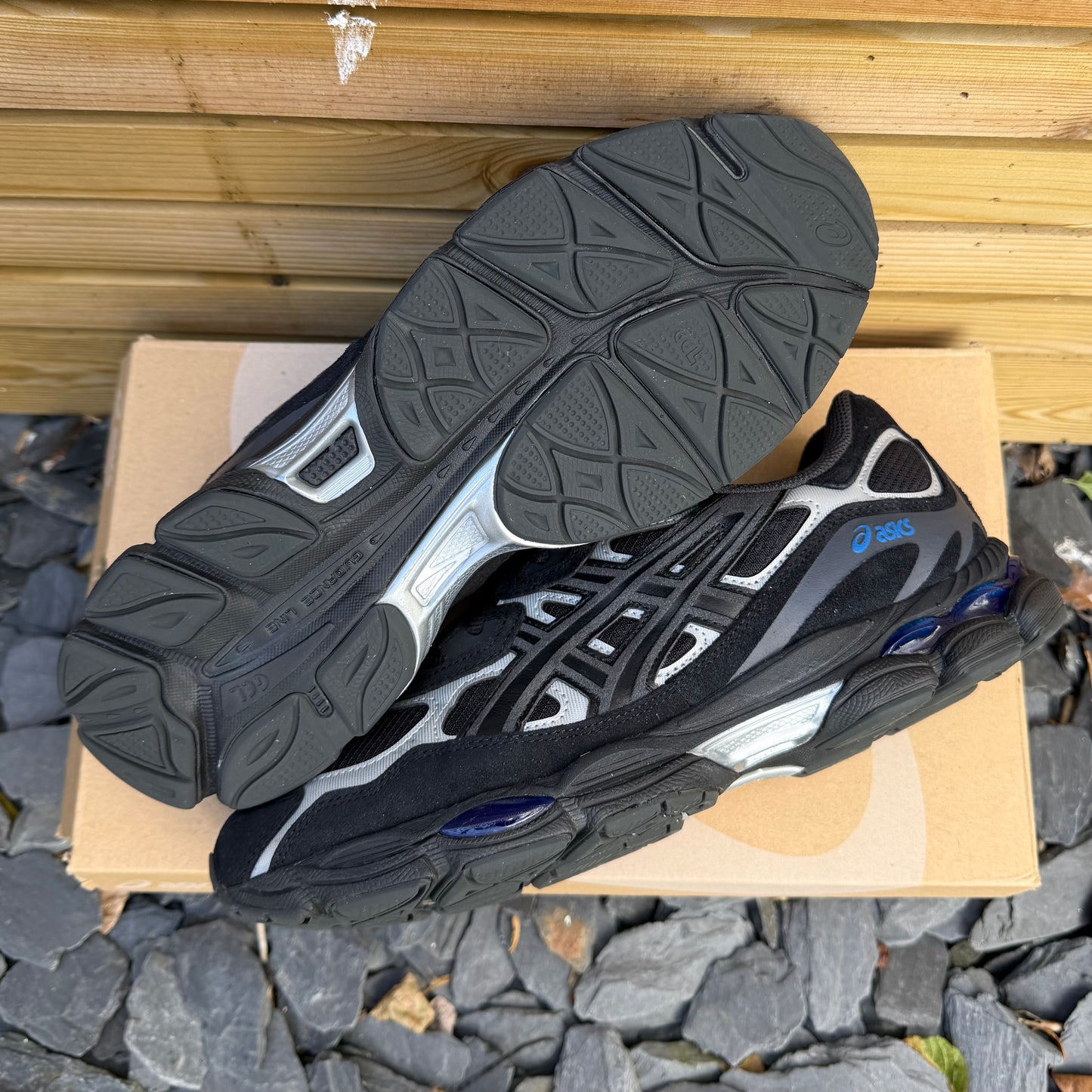 Asics Gel-NYC - Black / Carbon / Blue - UK9