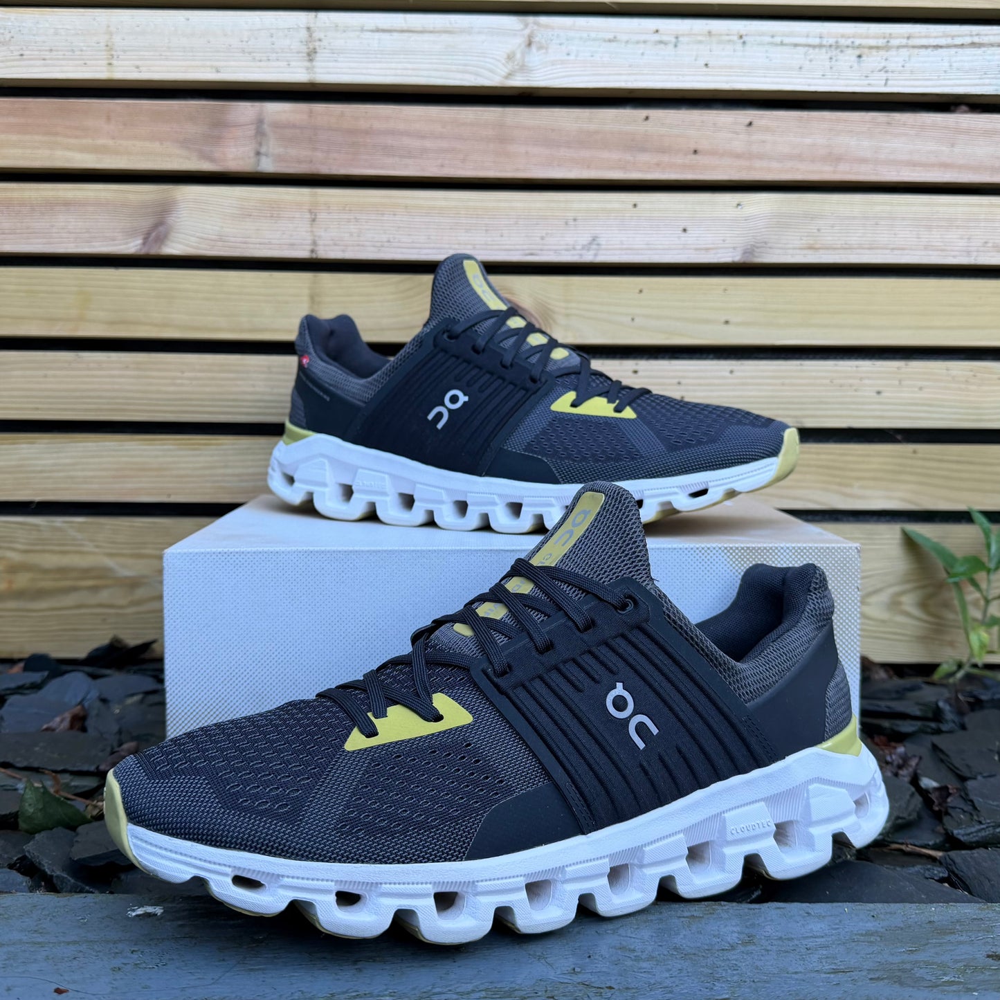 On Running CloudSwift 2.0 - Magnet Black / Citron Yellow - UK11