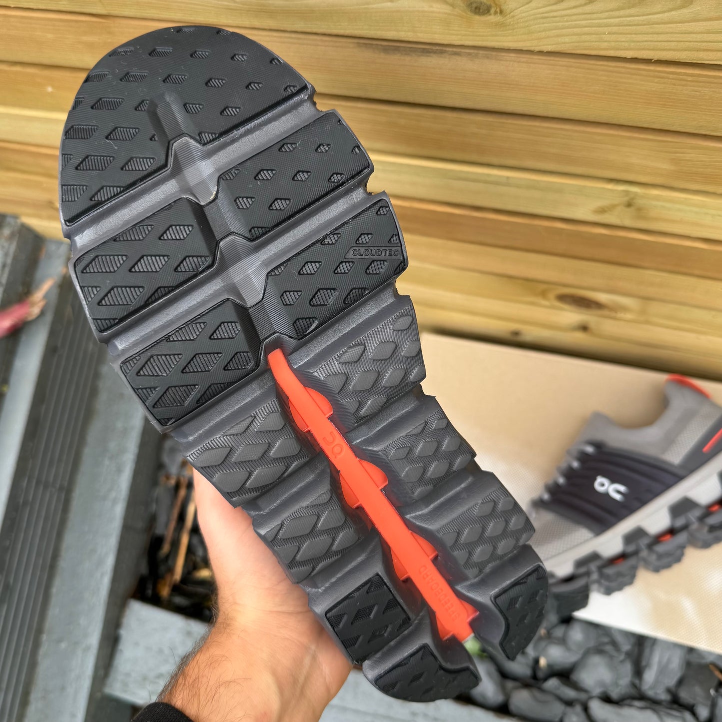 On Running CloudSwift 3.0 - Grey / Orange - UK10.5