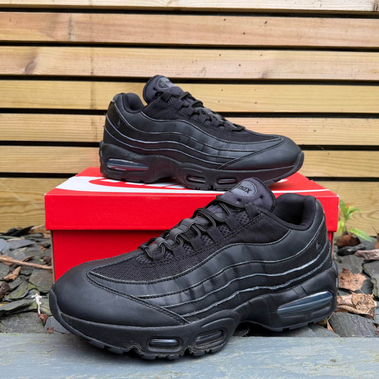 Nike Air Max 95 OG Big Bubble - Triple Black - UK9.5
