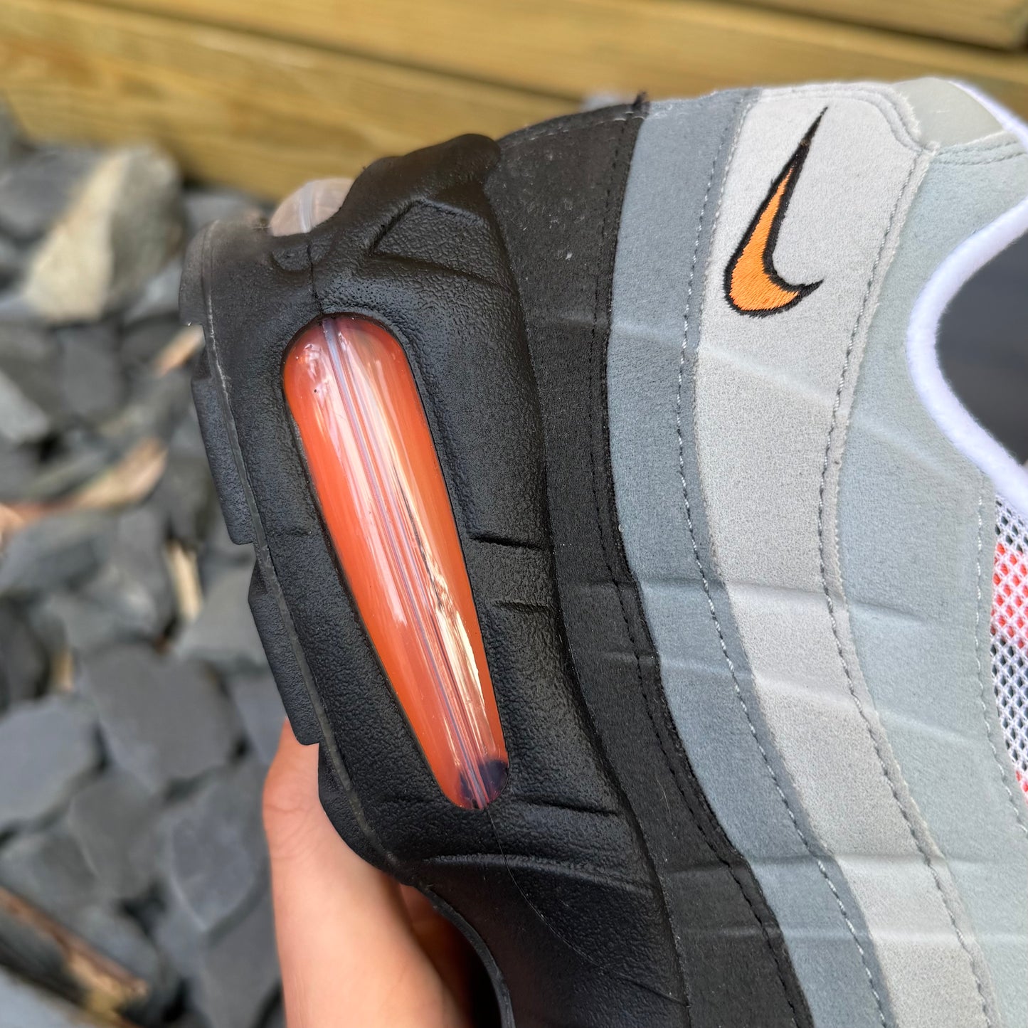 Nike Air Max 95 OG Big Bubble - Mandarin - UK9 - Brand New