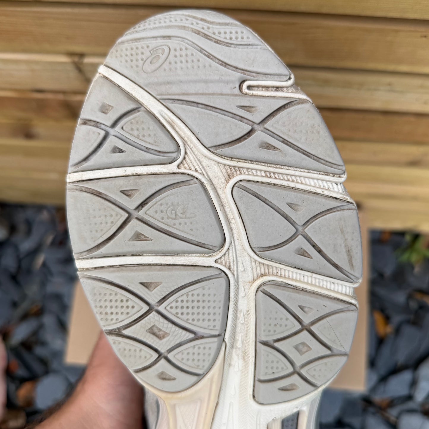 Asics Gel-NYC - Cream / Oyster Grey - UK9.5