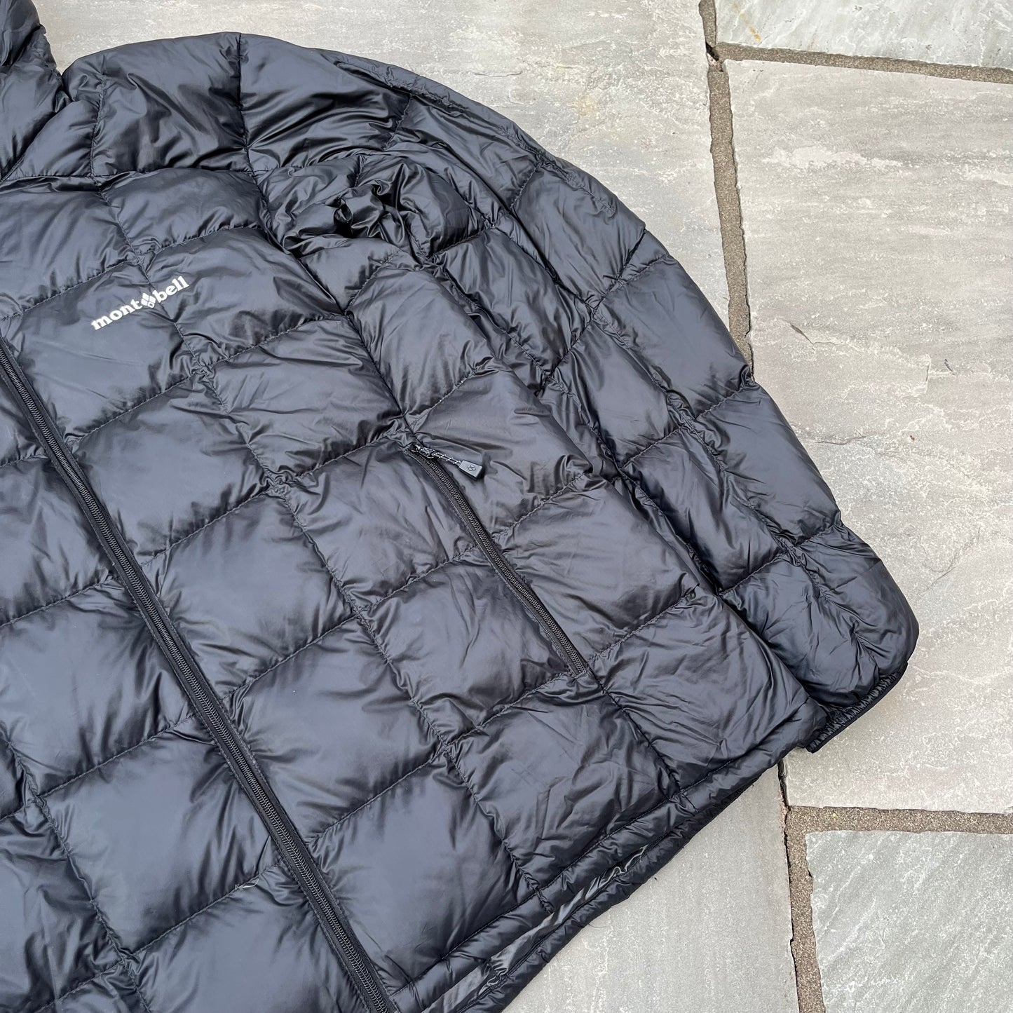 Montbell Square-Stitch Down Puffer Jacket Black