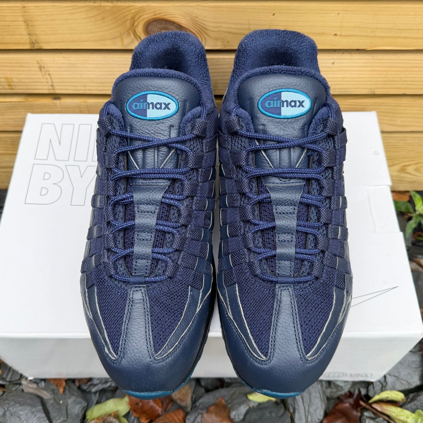 Nike Air Max 95 ID Woven “Nike By You” - Navy / Black - UK8.5