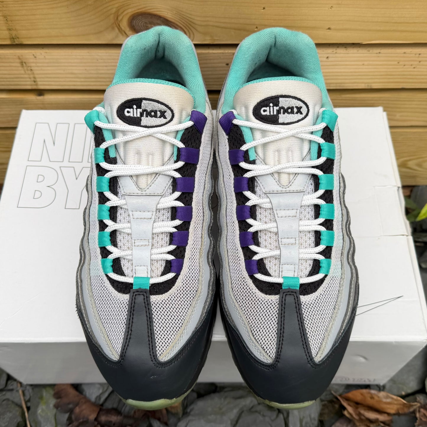 Nike Air Max 95 ID “Nike By You” - Teal / Lavender Gradient - UK8