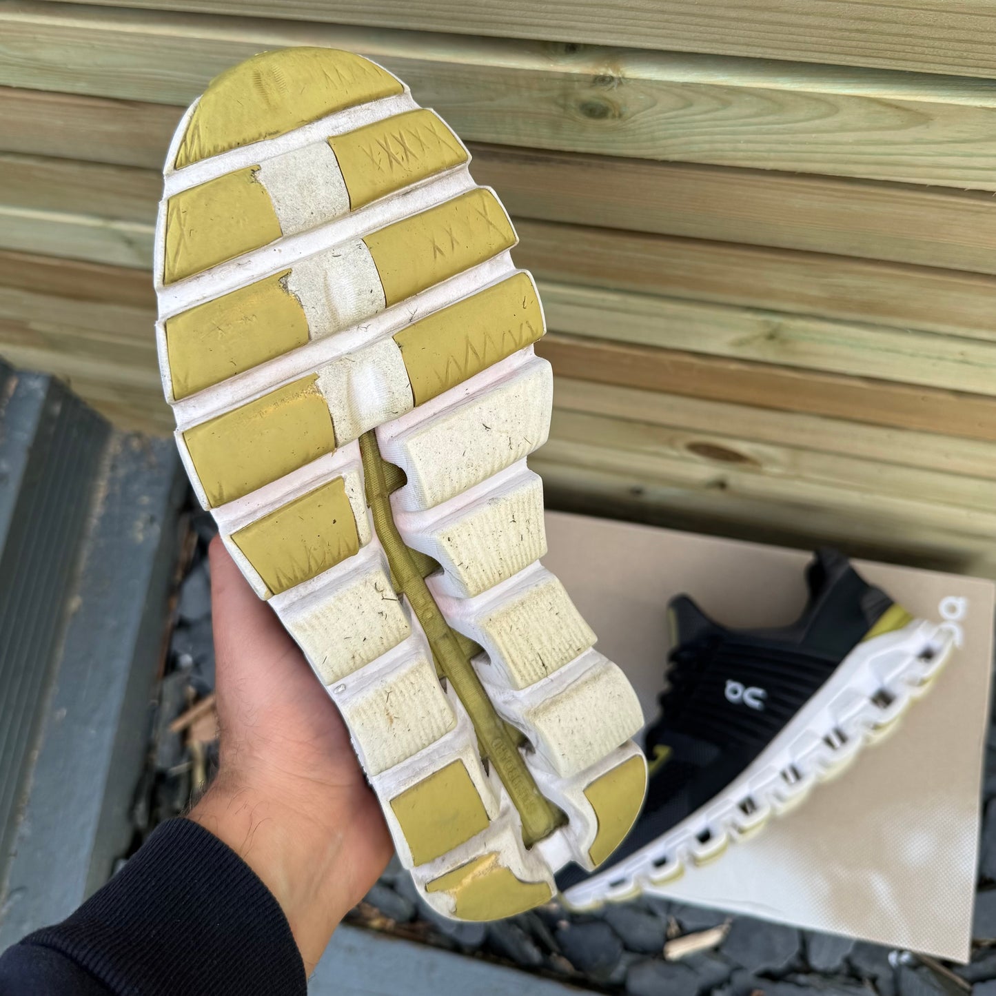 On Running CloudSwift 2.0 - Magnet Black / Citron Yellow - UK8