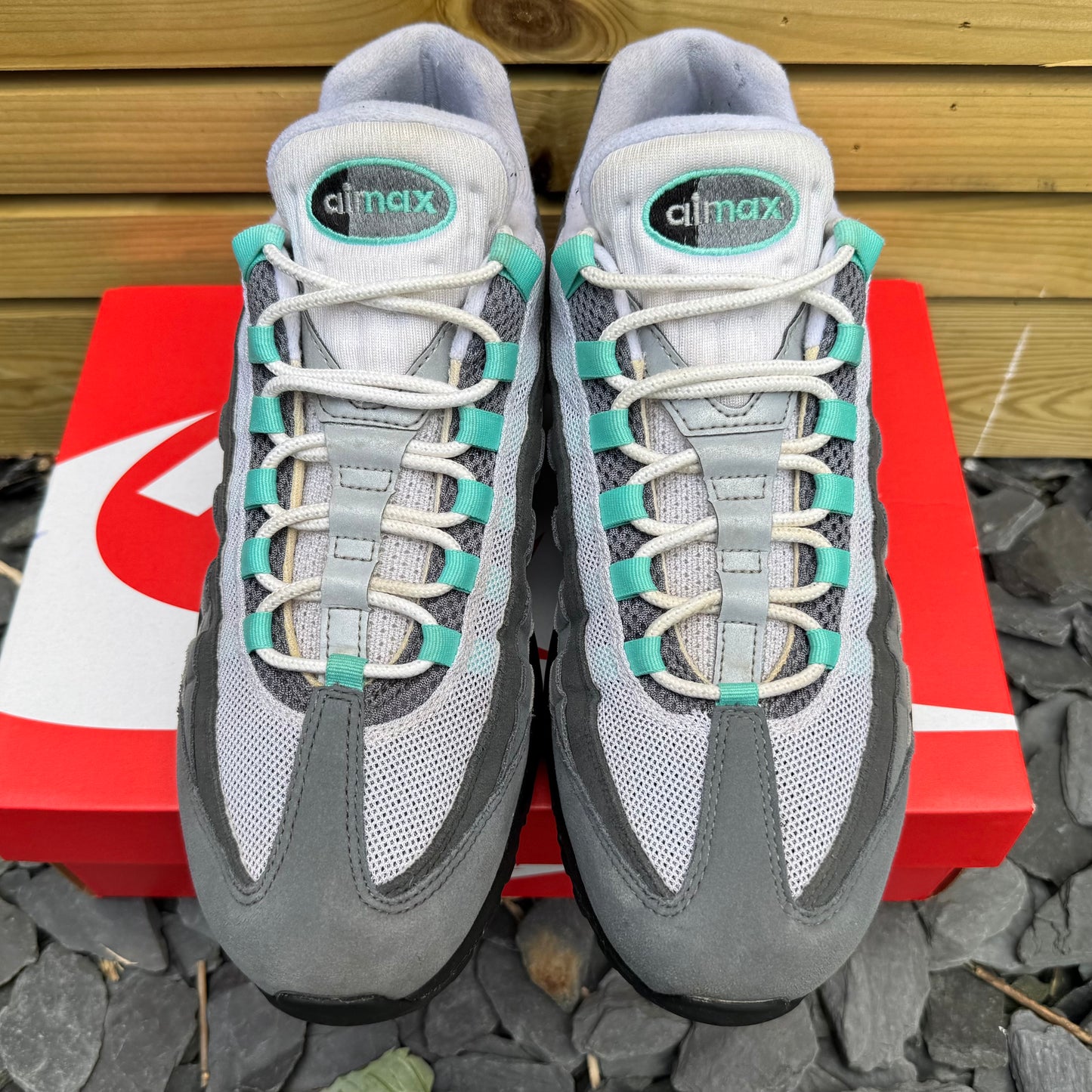 Nike Air Max 95 JD Exclusive - Hyper Turquoise - UK10.5