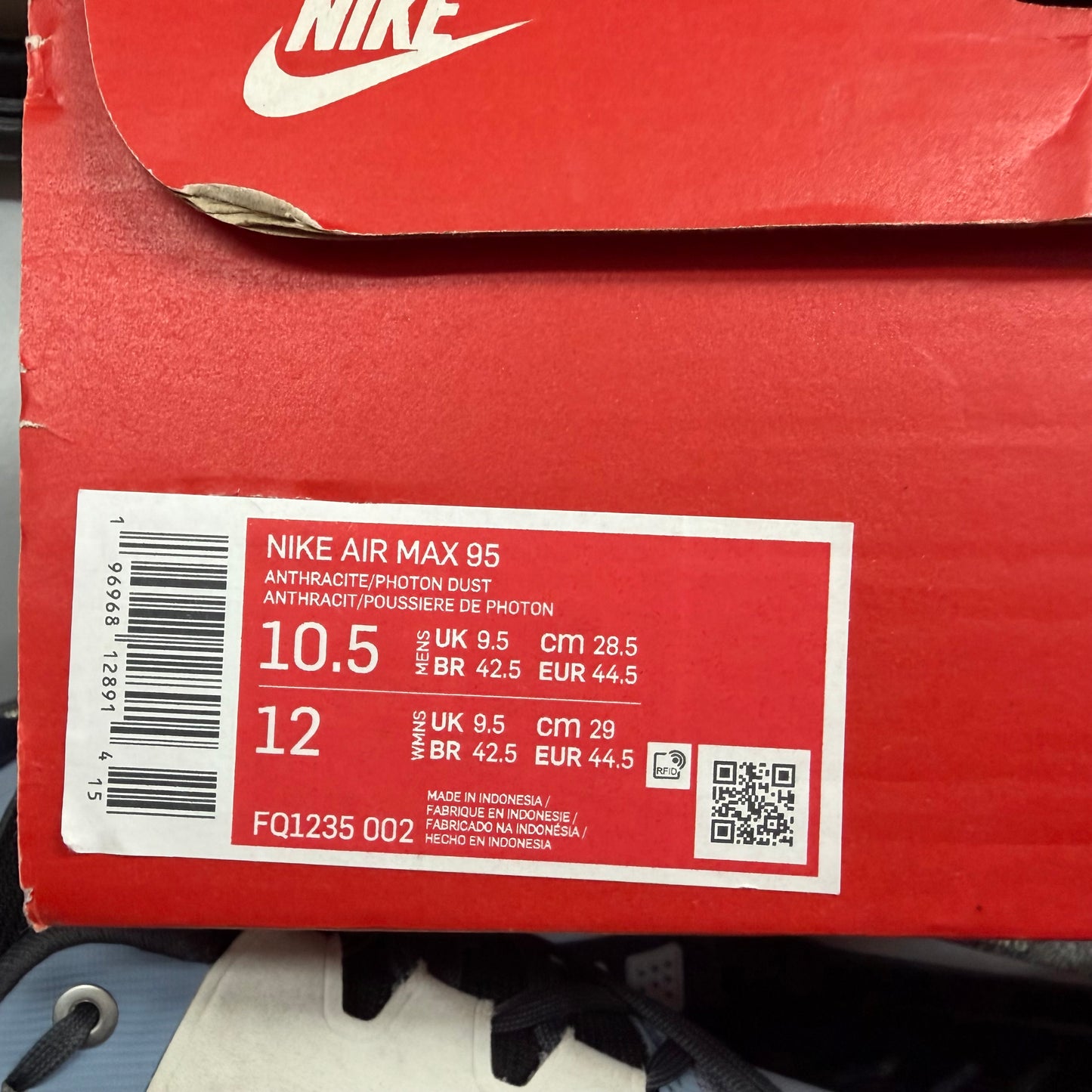 Nike Air Max 95 - Grey Jewel - UK9.5