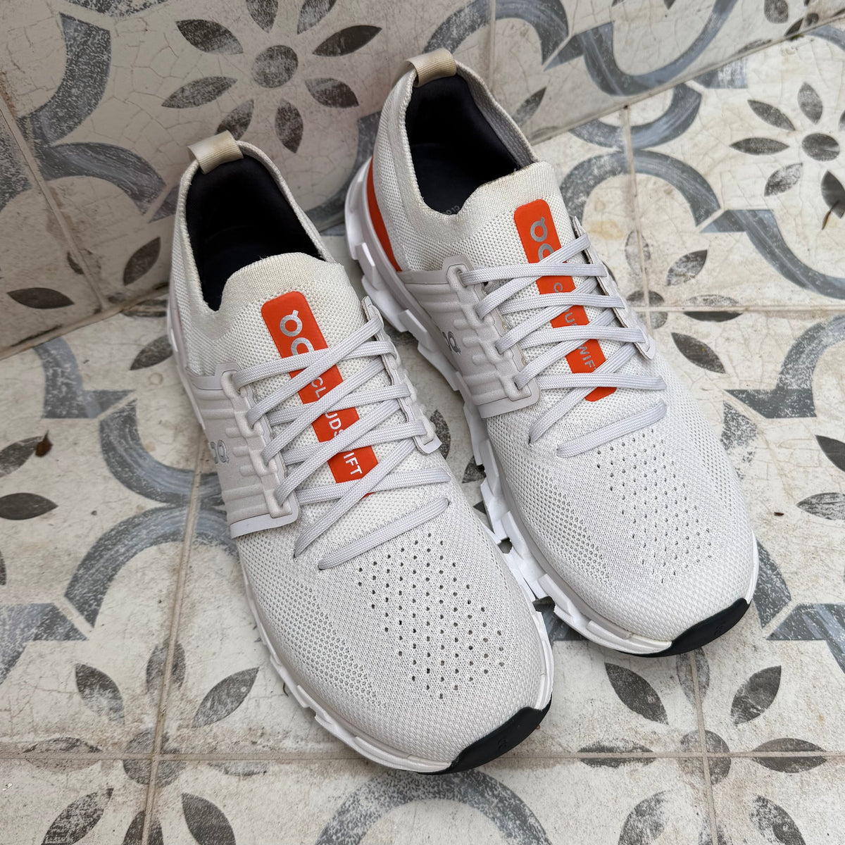 On Running CloudSwift 3.0 - Glacier White / Flame Orange - UK8.5