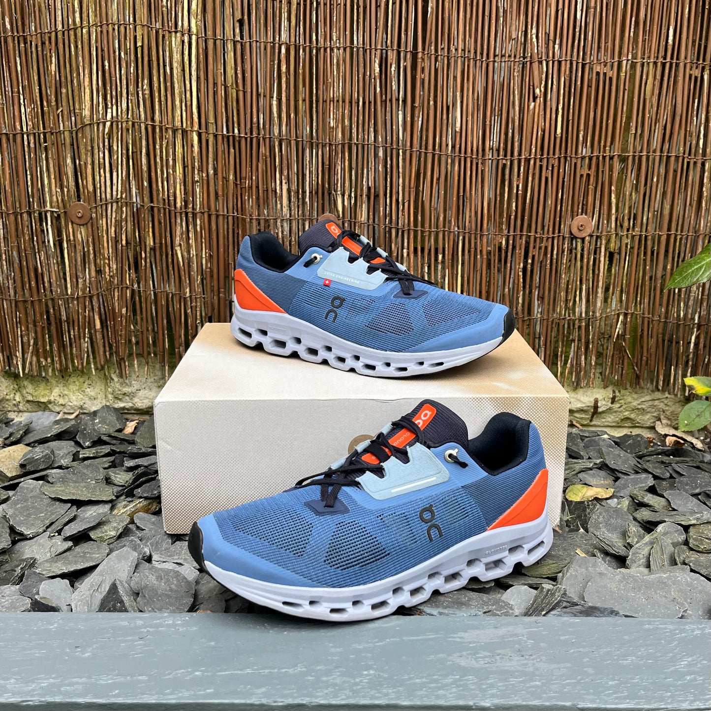 On Running CloudStratus 2 Blue / Orange UK9.5