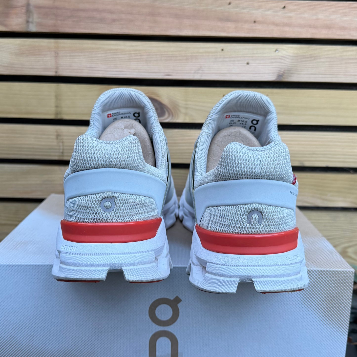 On Running CloudSwift 2.0 - Glacier White / Flame Orange - UK10