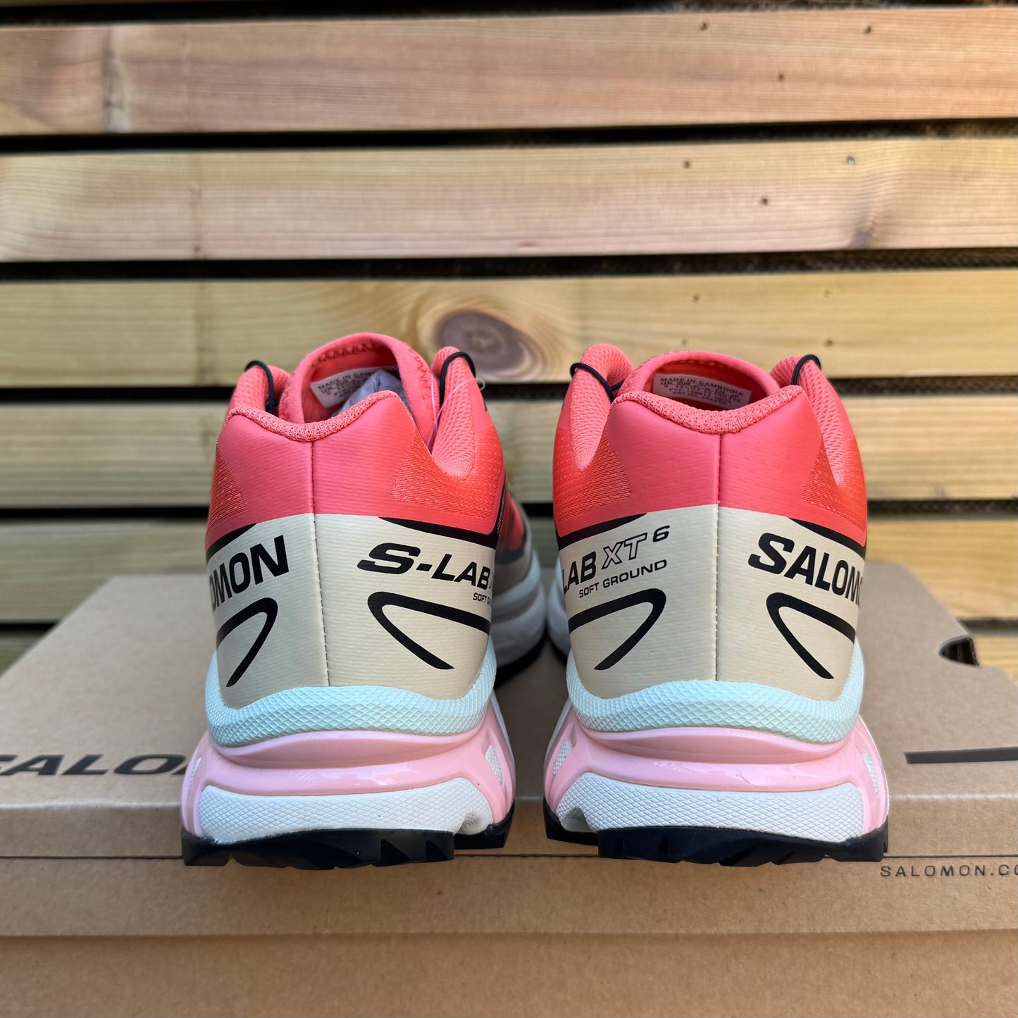 Salomon XT-6 - Living Coral / Black / Grey - UK9 - Brand New