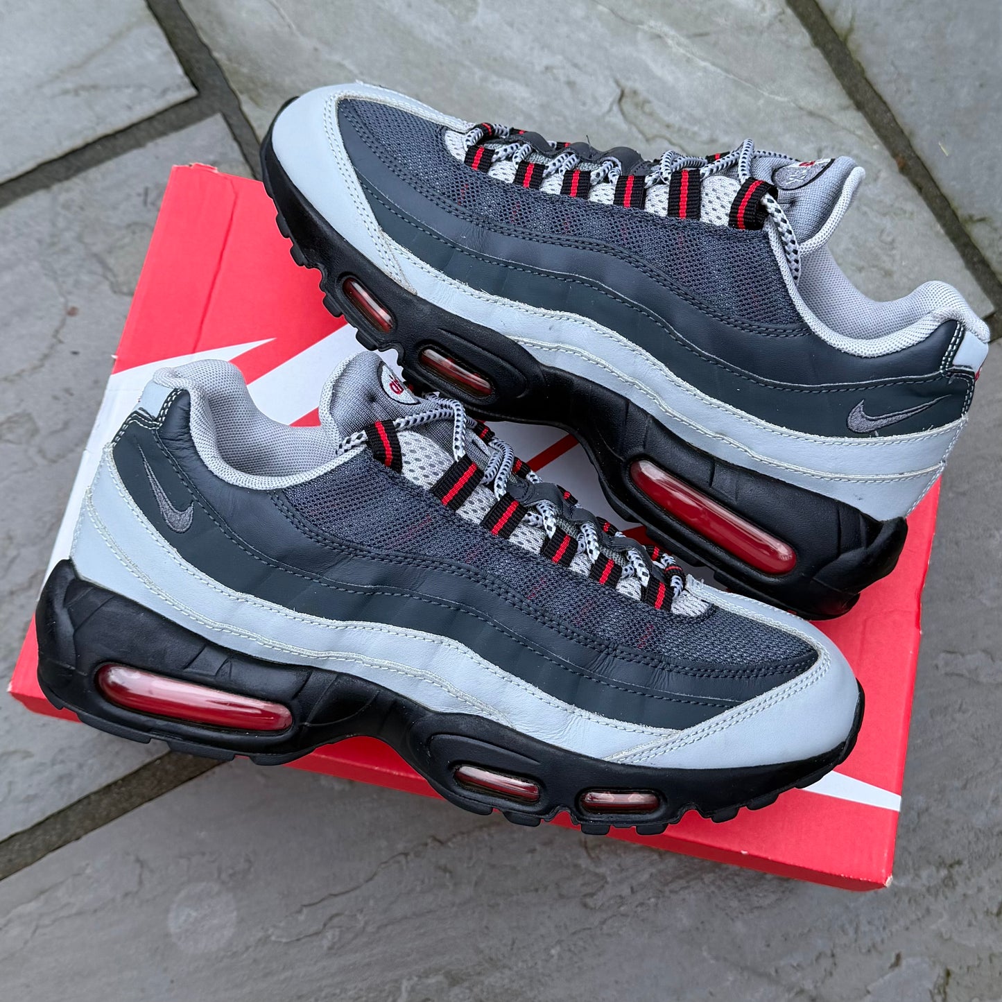Nike Air Max 95 - Silver Anthracite 2014 - UK8