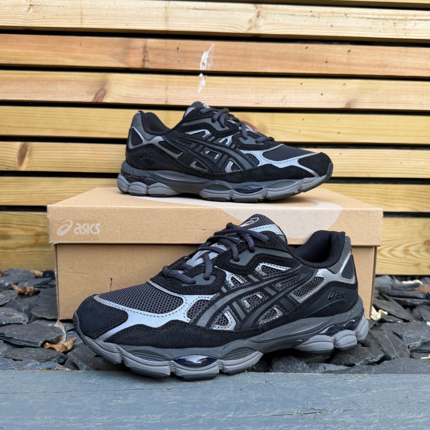 Asics Gel-NYC - Graphite Grey / Black - UK7.5