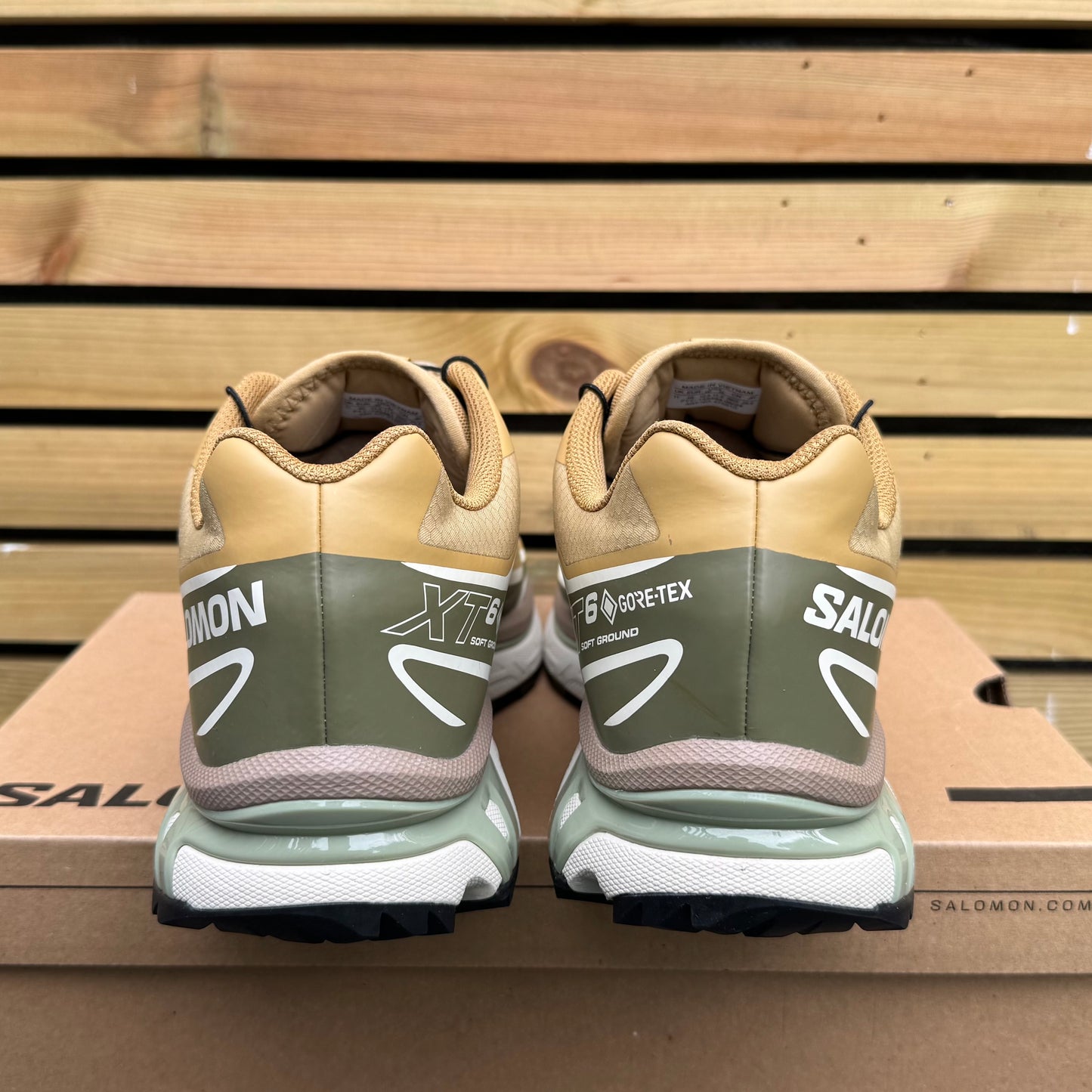 Salomon XT-6 Gore-Tex - Antelope / Icicle / Portabella - UK11 - Brand New