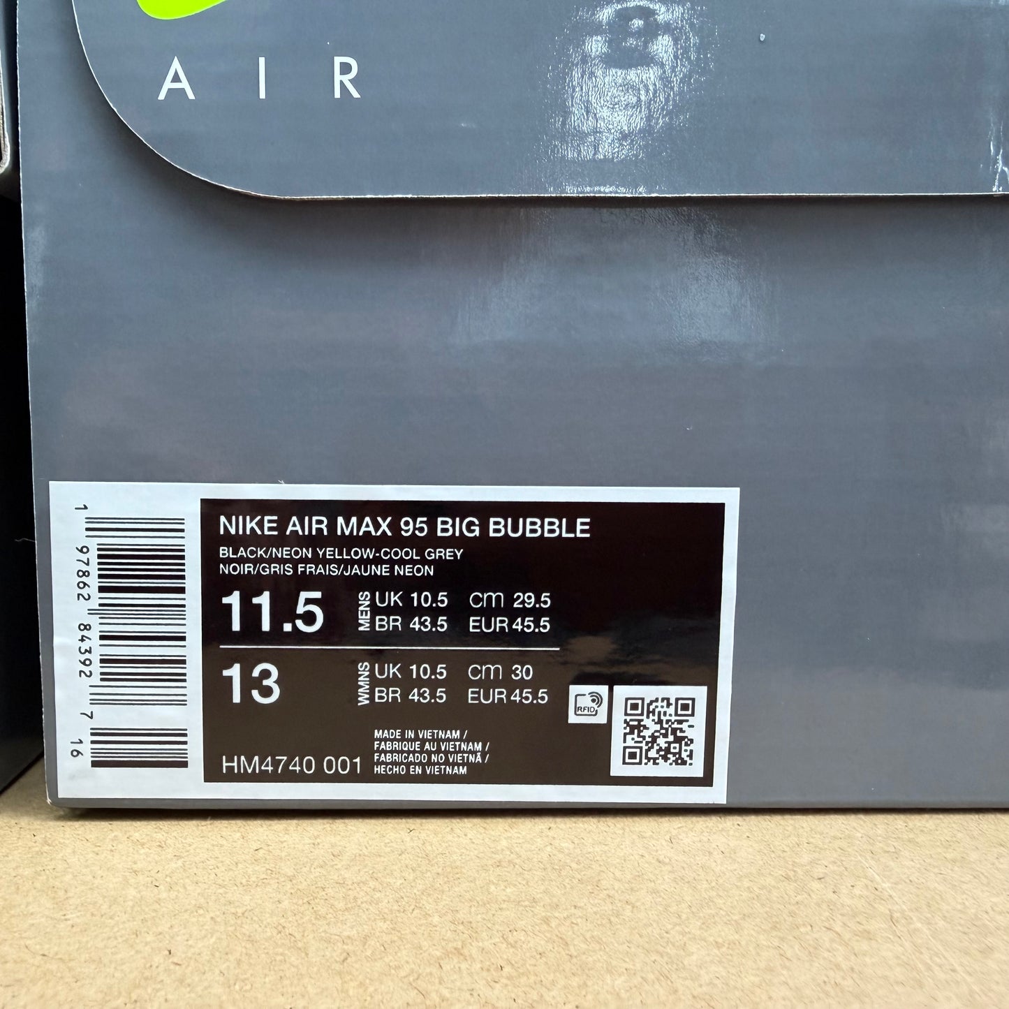 Nike Air Max 95 OG Big Bubble - Neon 2026 - Multiple Sizes - Brand New