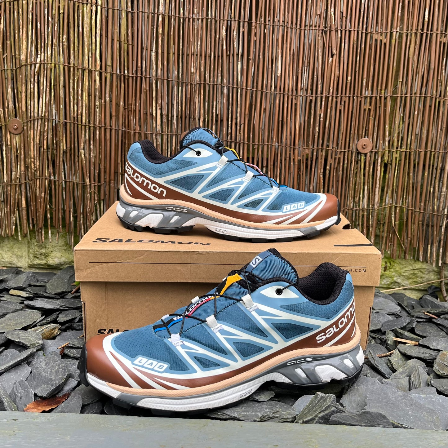 Salomon XT-6 Aegean Blue / Hazelnut