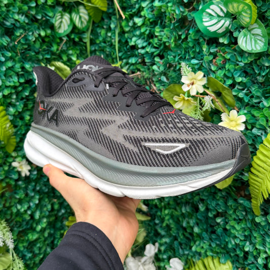 Hoka Clifton 9 - Black / Outer Orbit - UK10