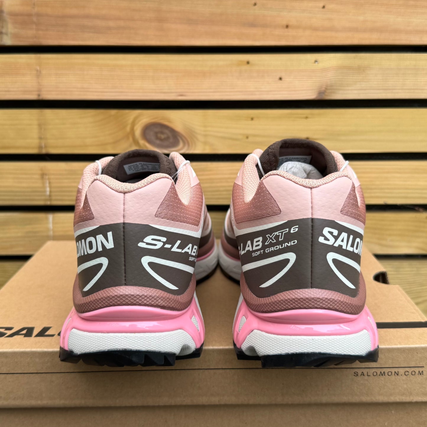 Salomon XT-6 - Mahogany Rose / Earth Brown / Flamingo Pink - Multiple Sizes - Brand New