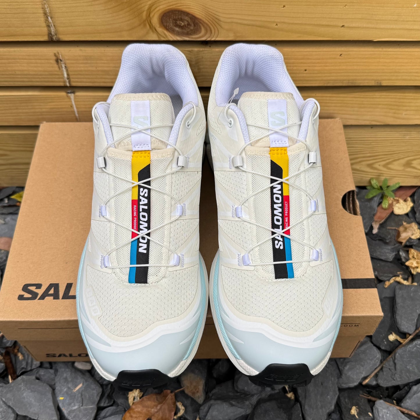 Salomon XT-6 - Vanilla / Ballad Blue / Iced Aqua - Multiple Sizes - Brand New