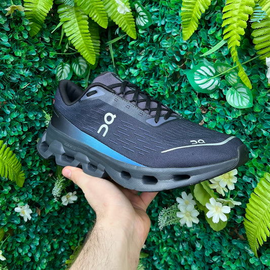 On Running CloudSpark - Black / Blueberry - UK11