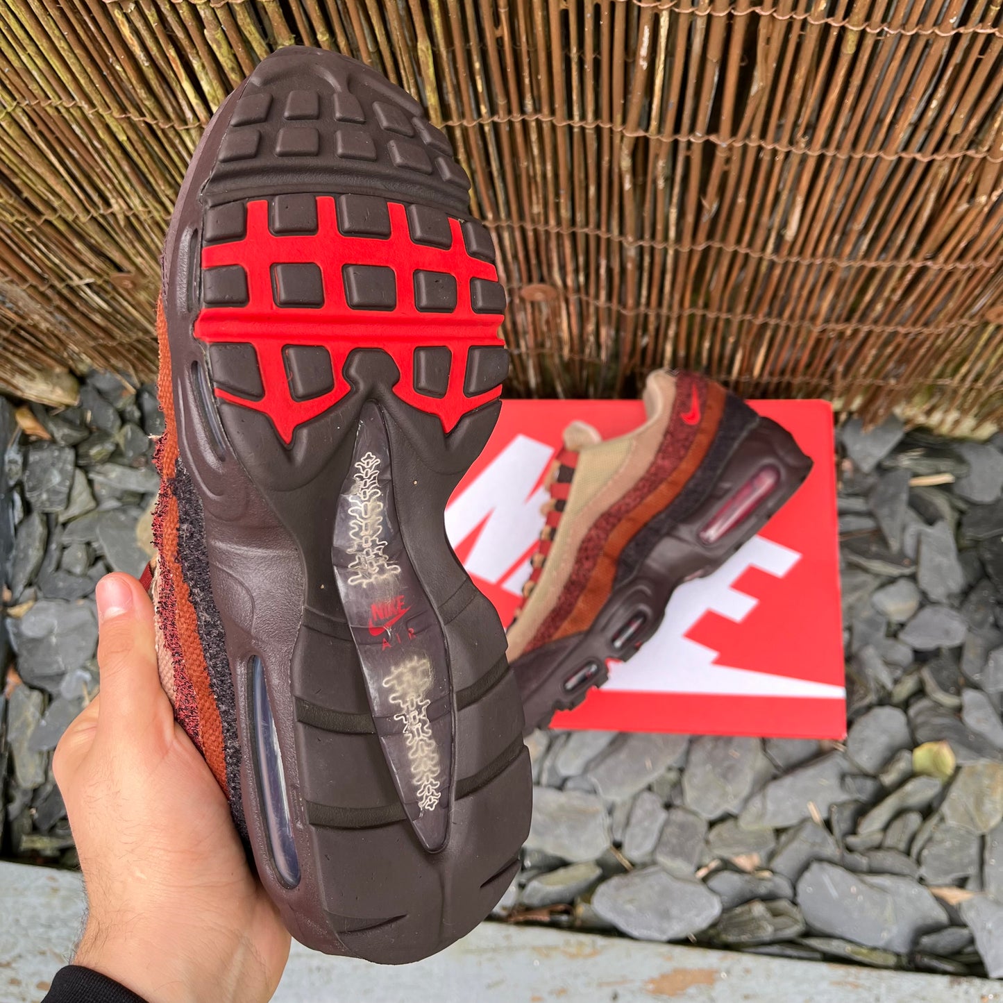 Nike Air Max 95 Anatomy Of Air Brown / Red UK8