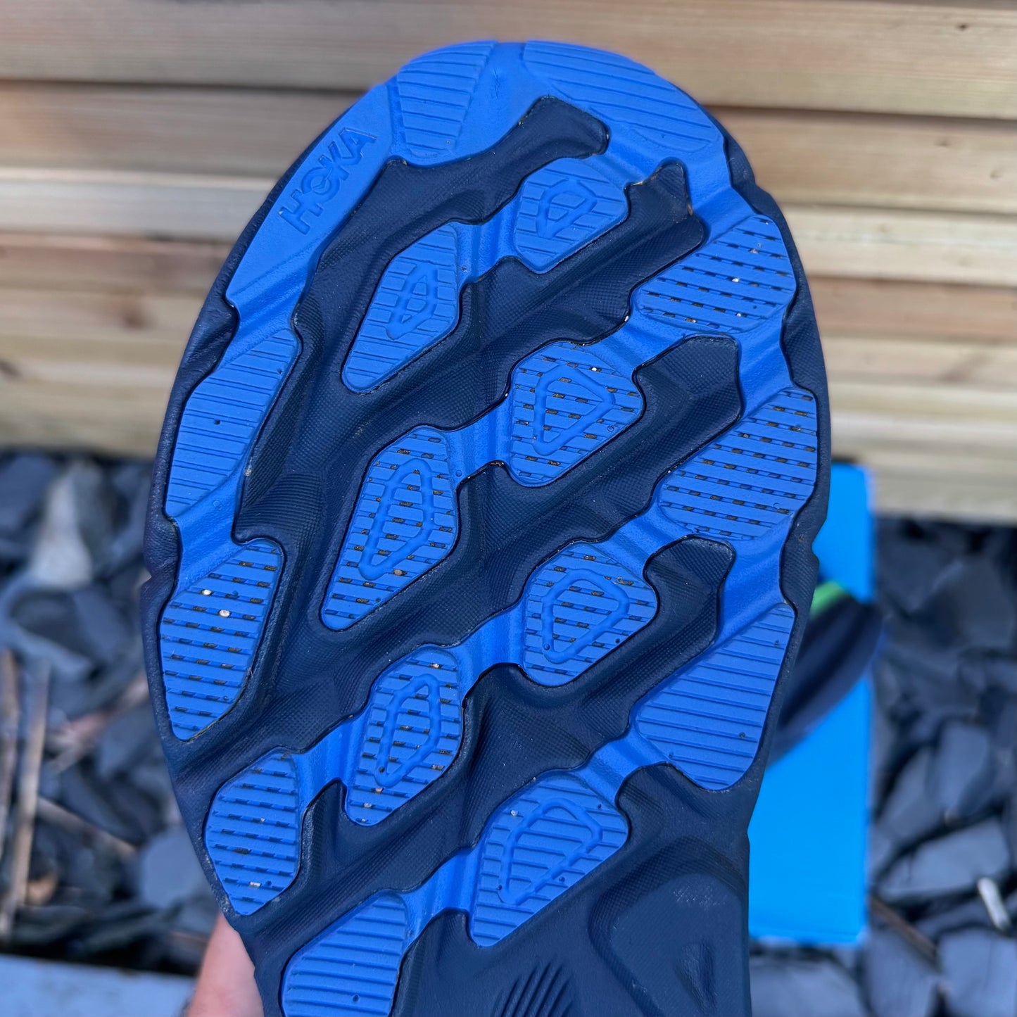 Hoka Clifton 9 Gore-Tex - Dazzling Blue / Evening Sky - UK10.