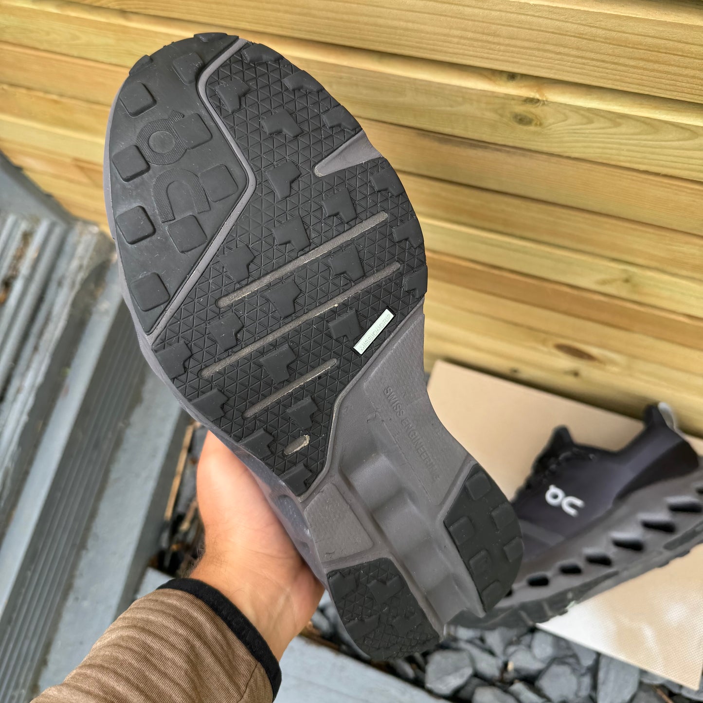 On Running CloudSurfer Trail Waterproof - Black Eclipse - UK11