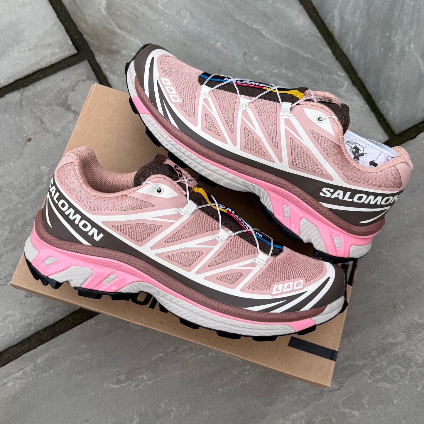 Salomon XT-6 - Mahogany Rose / Earth Brown / Flamingo Pink - Multiple Sizes - Brand New