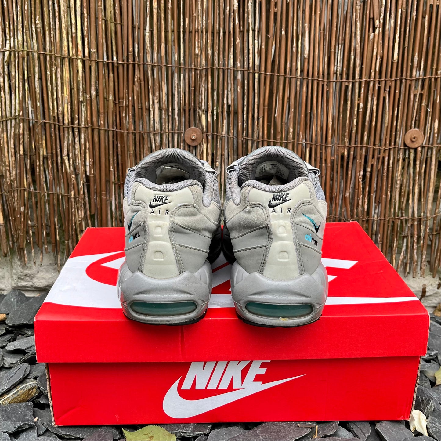 Nike Air Max 95 Retro Logo Grey / Aqua UK8.5