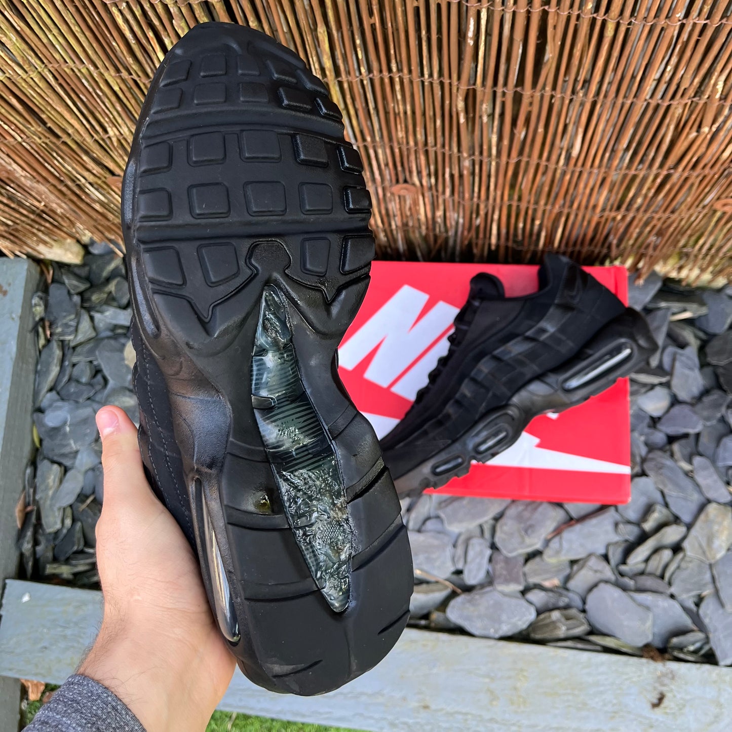 Nike Air Max 95 Triple Black UK11