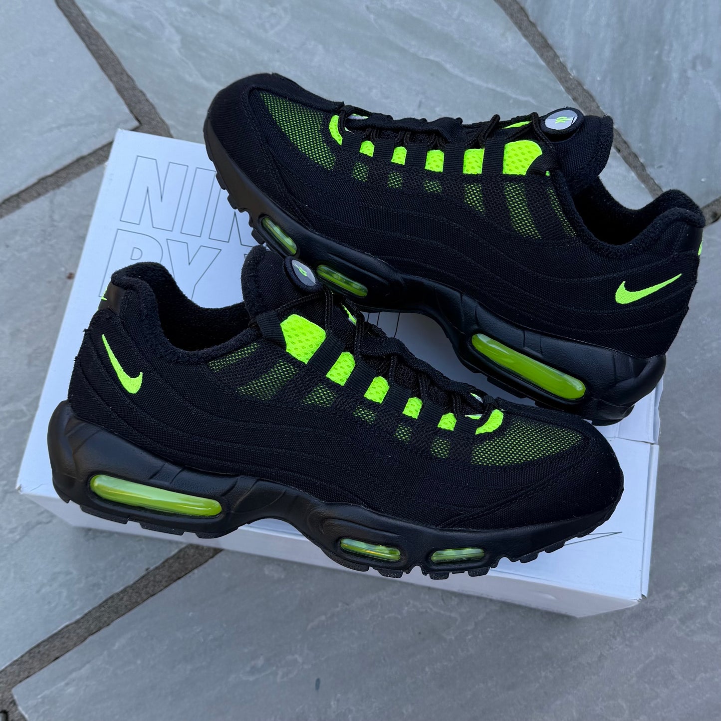 Nike Air Max 95 ID “Nike By You” - Black / Neon Patch - UK9