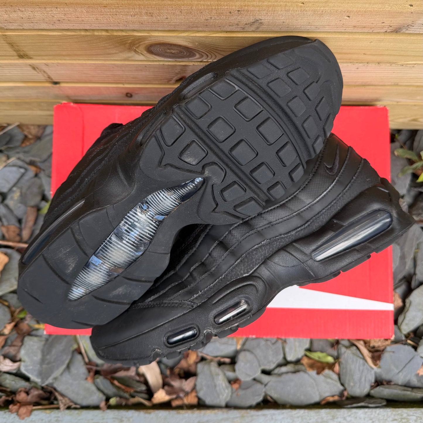 Nike Air Max 95 OG Big Bubble - Triple Black - UK9.5