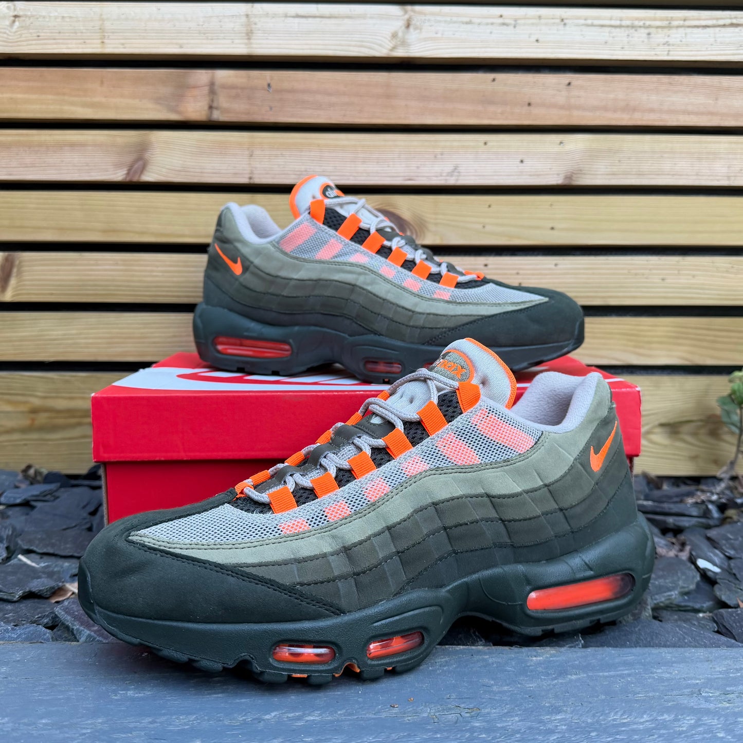 Nike Air Max 95 OG - Neutral Olive  / Total Orange - UK11