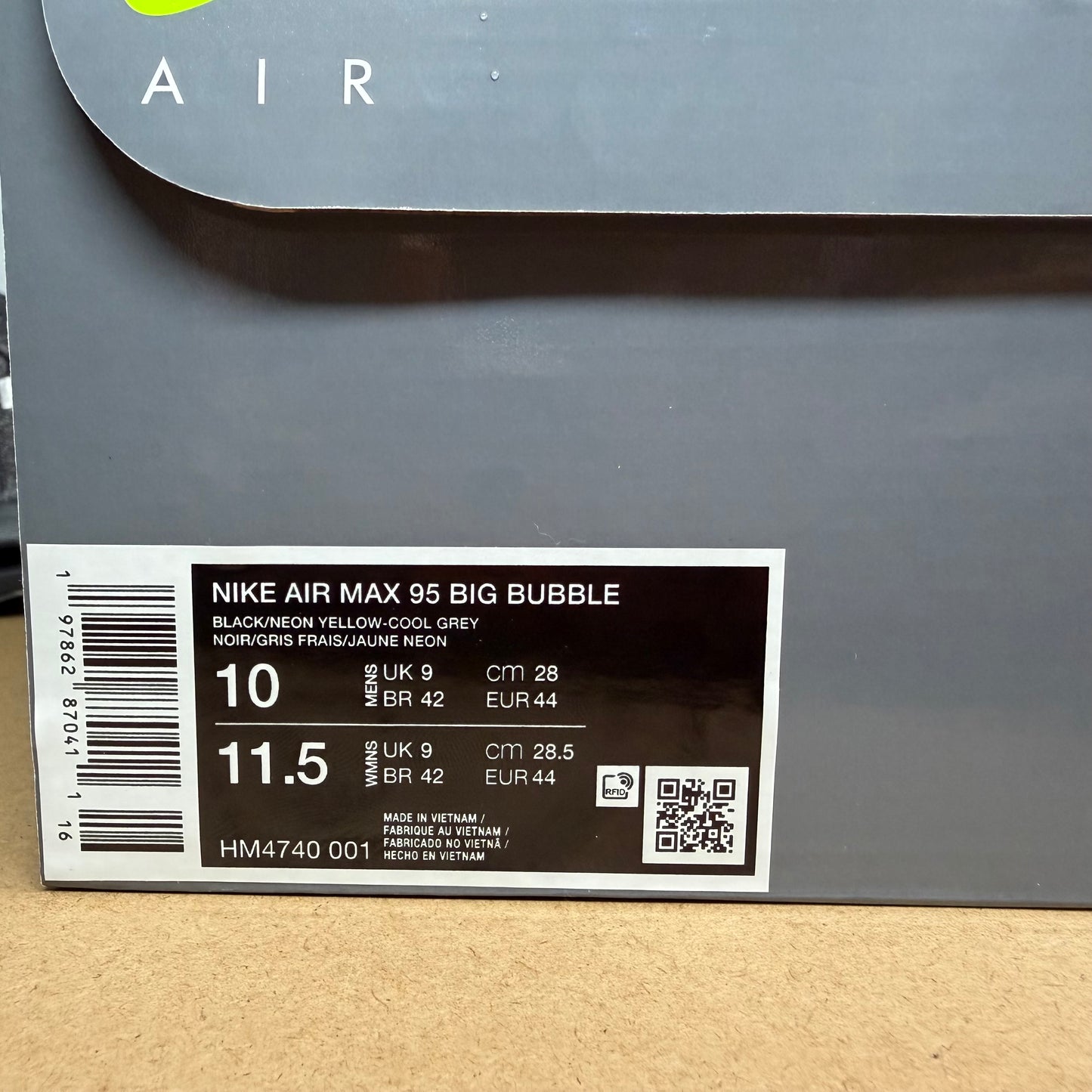 Nike Air Max 95 OG Big Bubble - Neon 2026 - Multiple Sizes - Brand New