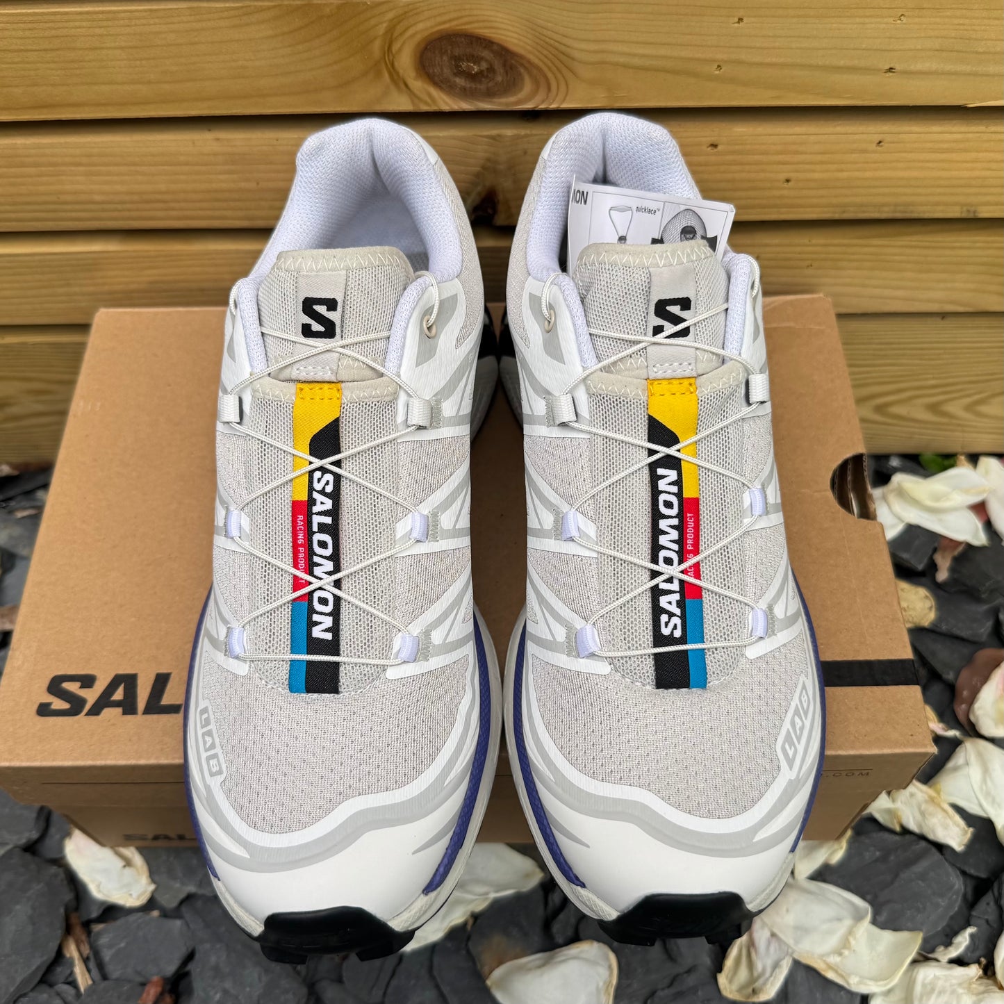 Salomon XT-6 - White / Lunar Rock / Liberty - UK7 - Brand New