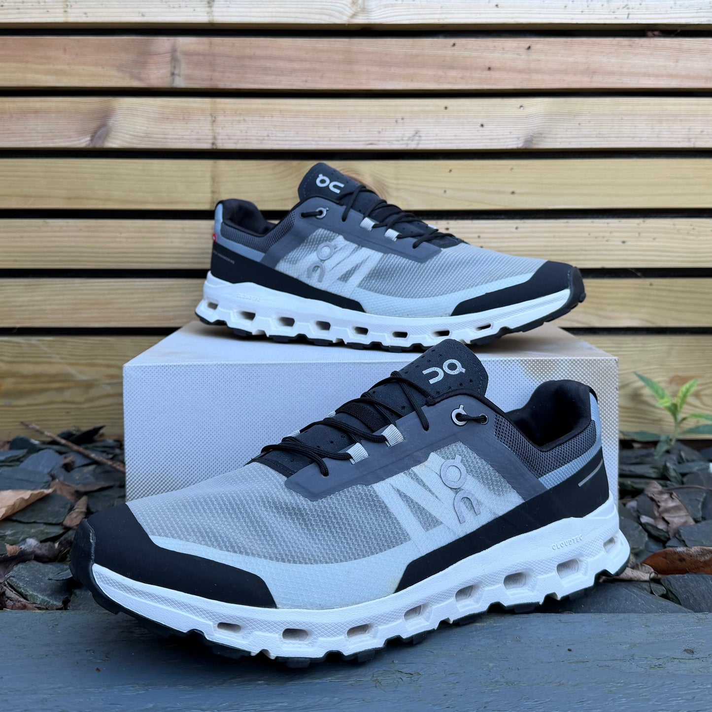 On Running CloudVista - Black / White - UK12